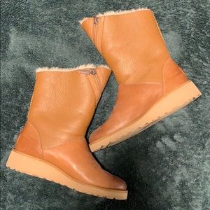 Camel wedge Ugg Boots